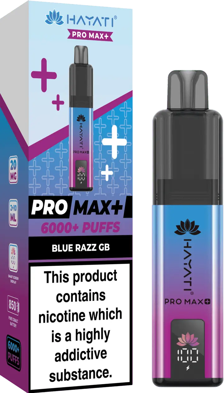Hayati Pro Max+ 6000 Puffs Vape Kit Box of 10 Vape wholesale supplies Not Found Vape wholesale supplies
