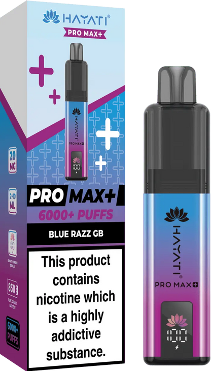 Hayati Pro Max+ 6000 Puffs Vape Kit Box of 10 Vape wholesale supplies Not Found Vape wholesale supplies