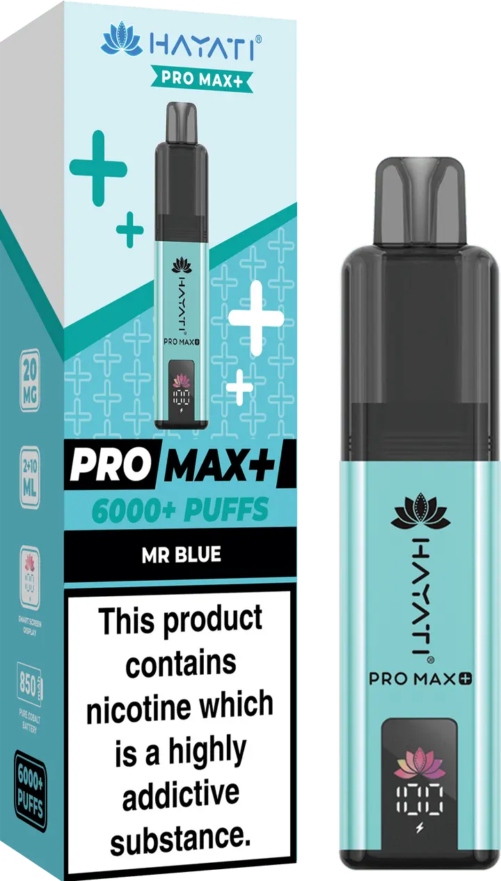 Hayati Pro Max+ 6000 Puffs Vape Kit Box of 10 Vape wholesale supplies Not Found Vape wholesale supplies