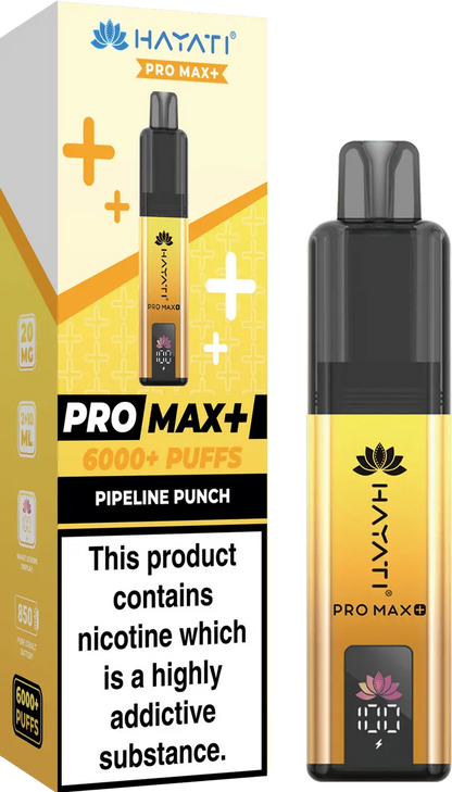 Hayati Pro Max+ 6000 Puffs Vape Kit Box of 10 Vape wholesale supplies Not Found Vape wholesale supplies