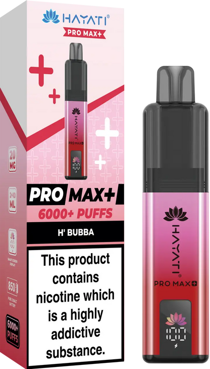 Hayati Pro Max+ 6000 Puffs Vape Kit Box of 10 Vape wholesale supplies Not Found Vape wholesale supplies