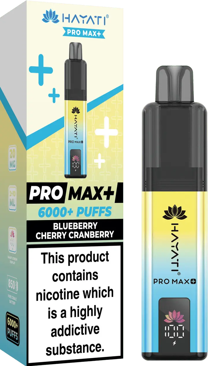 Hayati Pro Max+ 6000 Puffs Vape Kit Box of 10 Vape wholesale supplies Not Found Vape wholesale supplies