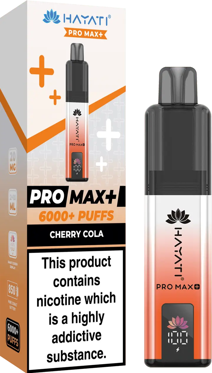 Hayati Pro Max+ 6000 Puffs Vape Kit Box of 10 Vape wholesale supplies Not Found Vape wholesale supplies