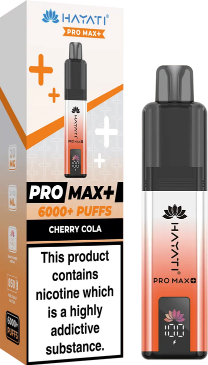 Hayati Pro Max+ 6000 Puffs Vape Kit Box of 10 Vape wholesale supplies Not Found Vape wholesale supplies
