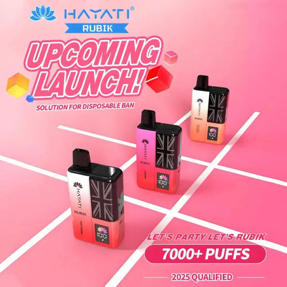 Hayati Rubik 7000+ Puffs Disposable Vape Kit Pack of 5 Vape Wholesale SuppliesNot Found Vape wholesale supplies