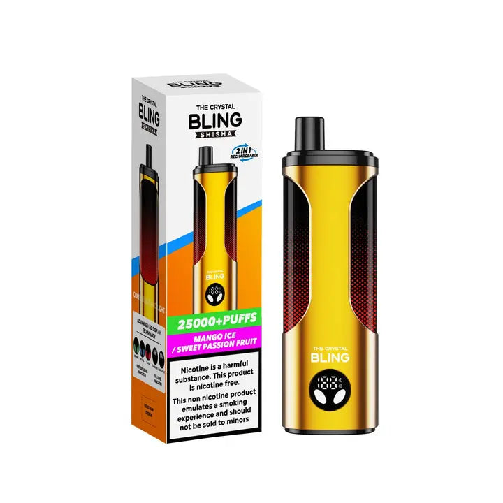 The Crystal Bling Shisha 25k Disposable Vape Box of 5 Vape Wholesale SuppliesNot Found Vape wholesale supplies
