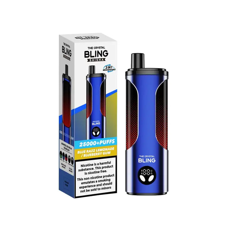 The Crystal Bling Shisha 25k Disposable Vape Box of 5 Vape Wholesale SuppliesNot Found Vape wholesale supplies