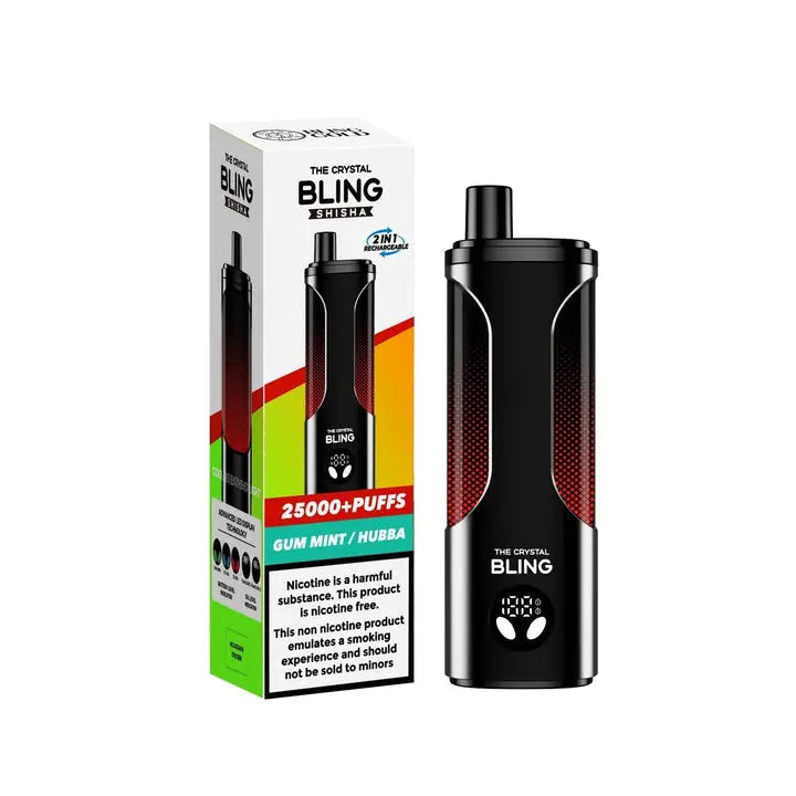 The Crystal Bling Shisha 25k Disposable Vape Box of 5 Vape Wholesale SuppliesNot Found Vape wholesale supplies