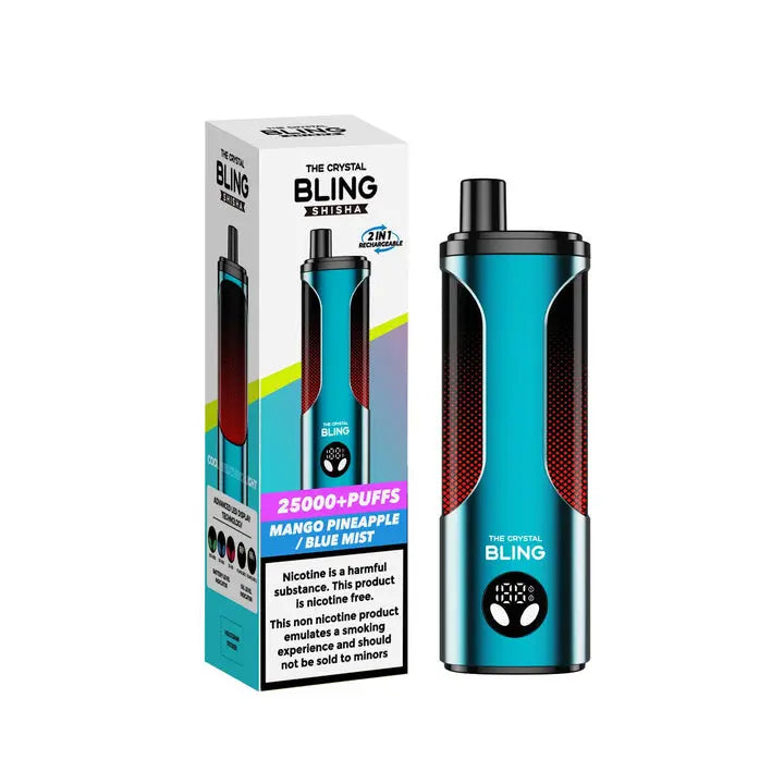 The Crystal Bling Shisha 25k Disposable Vape Box of 5 Vape Wholesale SuppliesNot Found Vape wholesale supplies