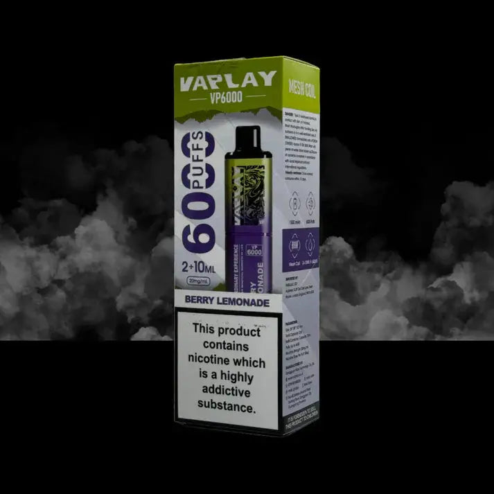 Vaplay VP6000 Disposable Vape-Box of 5 Vape wholesale supplies Not Found Vape wholesale supplies