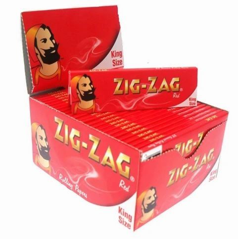 Zig Zag Red King Size Cigarette Paper - 50 Booklets - Vape wholesale supplies 