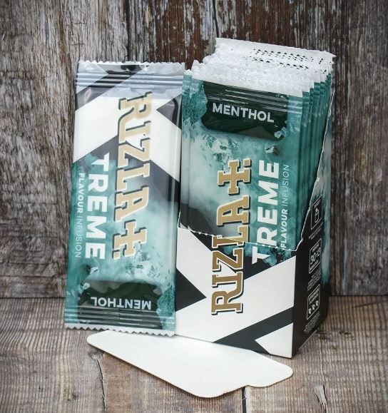 Rizla Flavour Infusion Premium Quality Flavour Cards - Menthol Chill - Pack of 25 Cards - Vape wholesale supplies 